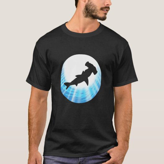 Hammerhead Shark Blue Animal Person T-shirt (Voorkant)