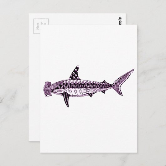 Hammerhead Shark Briefkaart (Voorkant / Achterkant)