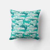 Hammerhead Shark Camouflage Print Kussen (Achterkant)