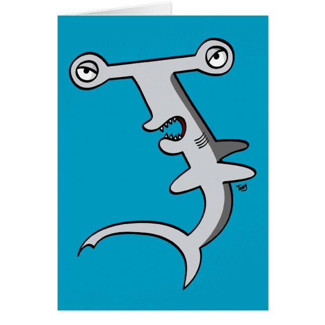 Hammerhead Shark Card (Voorkant)