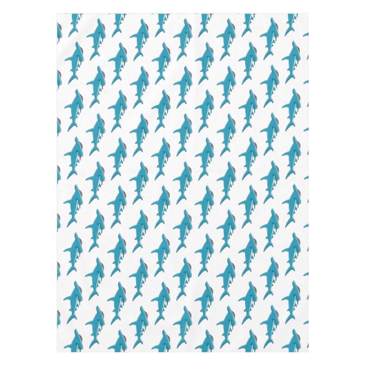 Hammerhead shark cartoon illustration  tafelkleed (Voorkant)