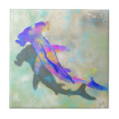 Hammerhead Shark Ceramic Tegel Painting Tegeltje (Voorkant)