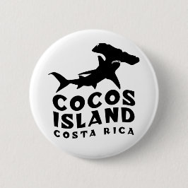 Hammerhead Shark Cocos Island Ronde Button 5,7 Cm