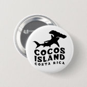 Hammerhead Shark Cocos Island Ronde Button 5,7 Cm (Voorkant /achterkant)