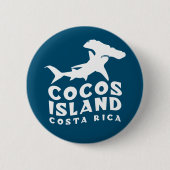Hammerhead Shark Cocos Island Ronde Button 5,7 Cm (Voorkant)