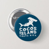 Hammerhead Shark Cocos Island Ronde Button 5,7 Cm (Voorkant /achterkant)