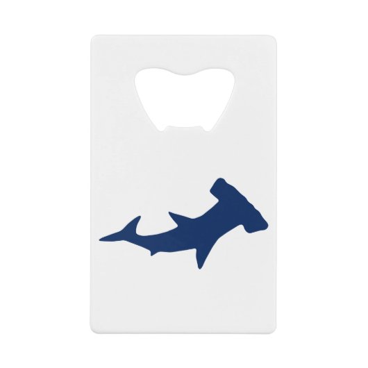 Hammerhead-Shark Creditkaart Flessenopener (Voorkant)