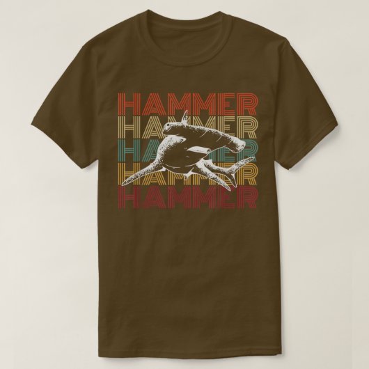 Hammerhead Shark Diving Design for a Hammerhead Sh T-shirt (Design voorkant)