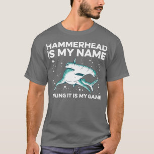 Hammerhead Shark Diving Design voor een Hammerhead T-shirt
