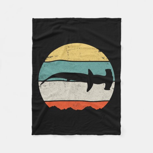 Hammerhead Shark Fleece Deken (Voorkant)