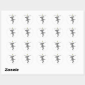 Hammerhead shark g5 ronde sticker (Vel)