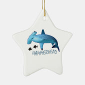 HAMMERHEAD SHARK HAMMERHEAD KERAMISCH ORNAMENT (Rechts)