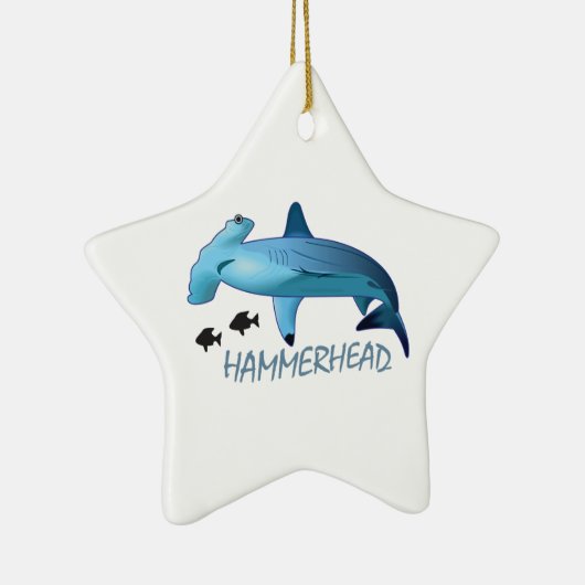 HAMMERHEAD SHARK HAMMERHEAD KERAMISCH ORNAMENT (Rechts)
