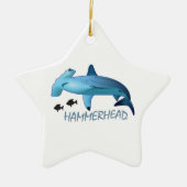 HAMMERHEAD SHARK HAMMERHEAD KERAMISCH ORNAMENT (Voorkant)