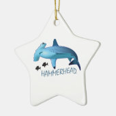 HAMMERHEAD SHARK HAMMERHEAD KERAMISCH ORNAMENT (Links)