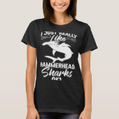 Hammerhead Shark Head Tooth T-shirt (Voorkant)