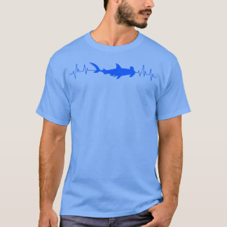 Hammerhead Shark Heartbeat T-shirt