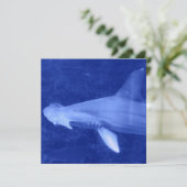Hammerhead Shark Invitations Kaart (Staand voorkant)
