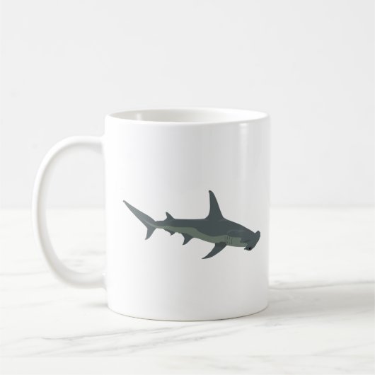 Hammerhead Shark Koffiemok (Links)