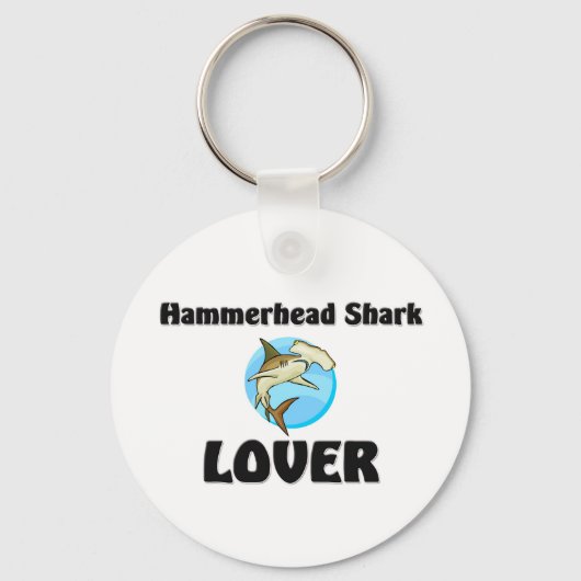 Hammerhead Shark Lover Sleutelhanger (Voorkant)