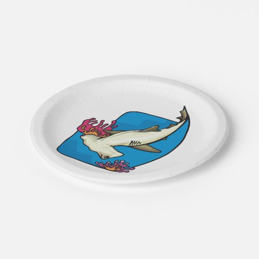 Hammerhead Shark Papieren Bordje (Gekanteld)