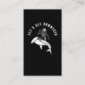 Hammerhead Shark Party Funny Beer Drink Humor Visitekaartje (Voorkant)