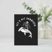 Hammerhead Shark Party Funny Beer Drinking Humor Briefkaart (Staand voorkant)