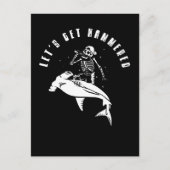 Hammerhead Shark Party Funny Beer Drinking Humor Briefkaart (Voorkant)