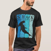 Hammerhead Shark Periodic Table Elements Retro Sha T-shirt (Voorkant)