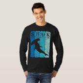Hammerhead Shark Periodic Table Elements Retro Sha T-shirt (Voorkant volledig)