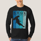 Hammerhead Shark Periodic Table Elements Retro Sha T-shirt (Voorkant)