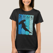 Hammerhead Shark Periodic Table Elements Retro Sha T-shirt (Voorkant)