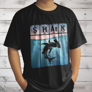 Hammerhead Shark Periodieke Tafelelementen Chemie T-shirt