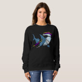Hammerhead Shark Pirate Captain Ocean Creature Trui (Voorkant volledig)