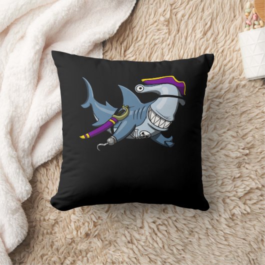 Hammerhead Shark Pirate Ocean Kussen (Deken)