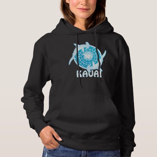 Hammerhead Shark Polynesiaans Kauai Hoodie (Voorkant)