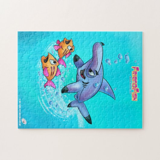 Hammerhead shark puzzle legpuzzel (Horizontaal)