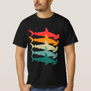 Hammerhead Shark Retro T-shirt