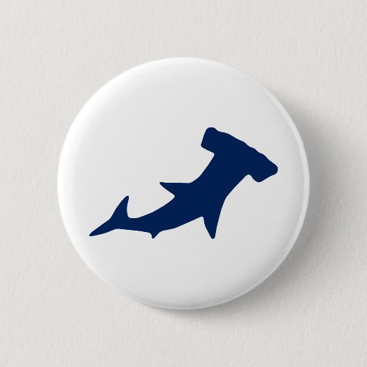 Hammerhead Shark Ronde Button 5,7 Cm (Voorkant)