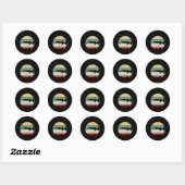Hammerhead Shark Ronde Sticker (Vel)