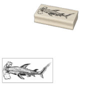 Hammerhead shark Rubber Stamp Rubberstempel (Gestempeld)
