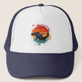 HAMMERHEAD SHARK  SUNSET TRUCKER PET (Voorkant)