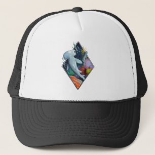 Hammerhead Shark Swimming over koraalrif Trucker Pet