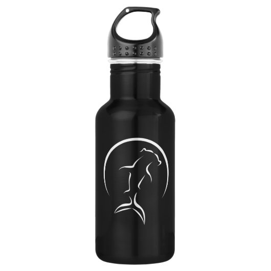 Hammerhead Shark Symbol Waterfles (Voorkant)