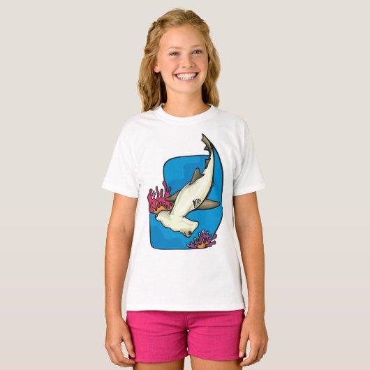 Hammerhead Shark T-Shirt (Voorkant volledig)