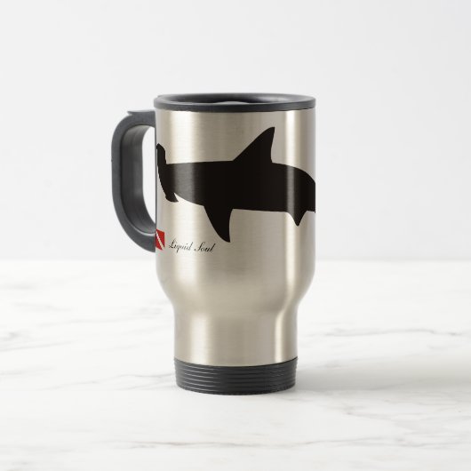 Hammerhead Shark - Travel Mug Reisbeker (Voorkant links)
