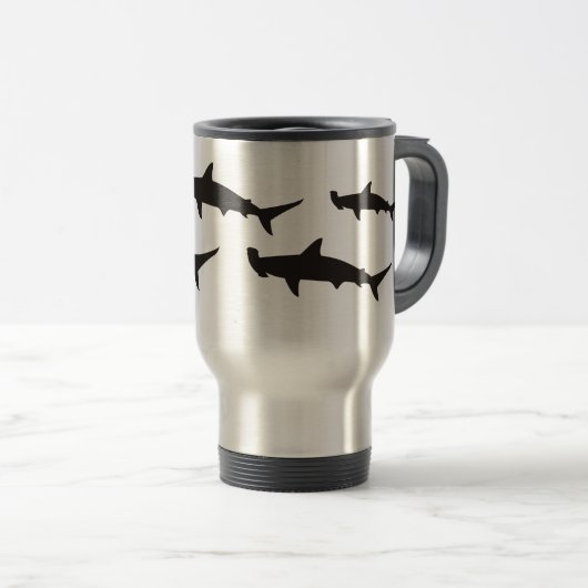 Hammerhead Shark - Travel Mug Reisbeker (Voorkant rechts)