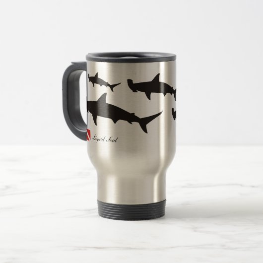 Hammerhead Shark - Travel Mug Reisbeker (Voorkant links)