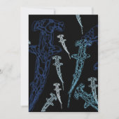 Hammerhead shark uitnodiging (Voorkant)