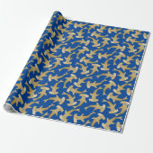 Hammerhead Shark Wrapping Paper Cadeaupapier (Uitgerold)